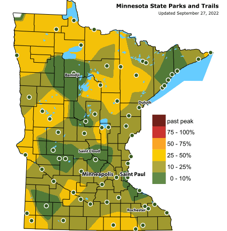 Fall colors behind schedule this year | Local News | voiceofalexandria.com