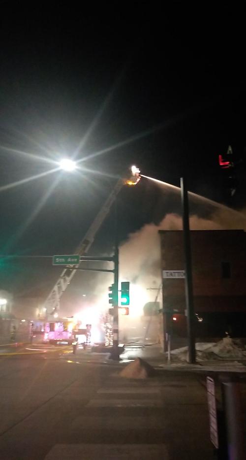Downtown Alexandria Fire