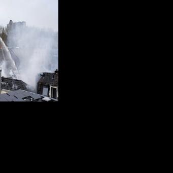 'Gigantic explosion', fire in Dutch city, four hurt