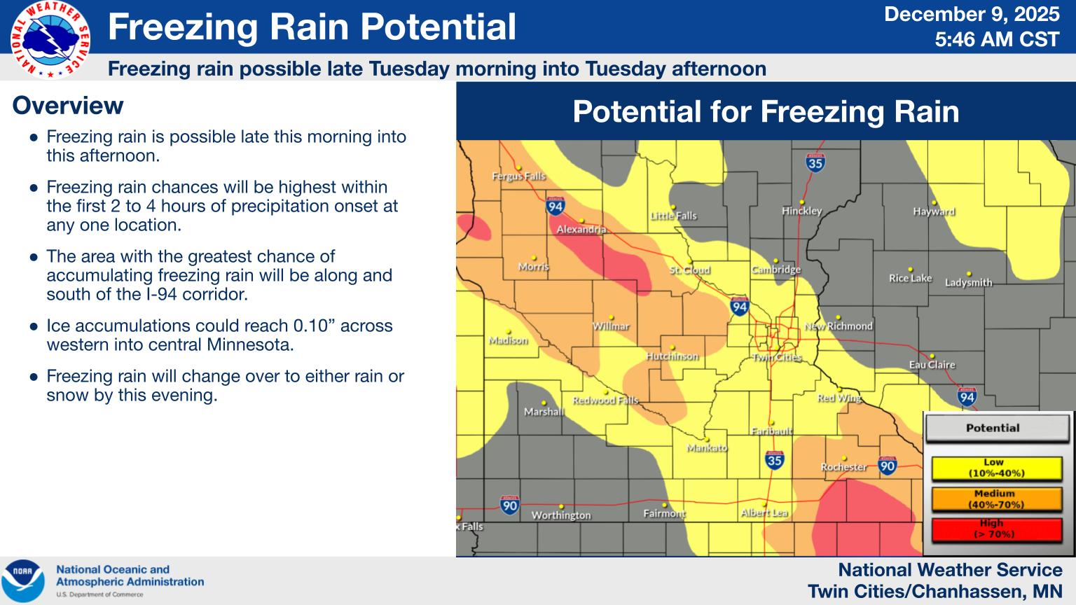 Wintry mix of freezing rain and snow possible across the area | Local ...