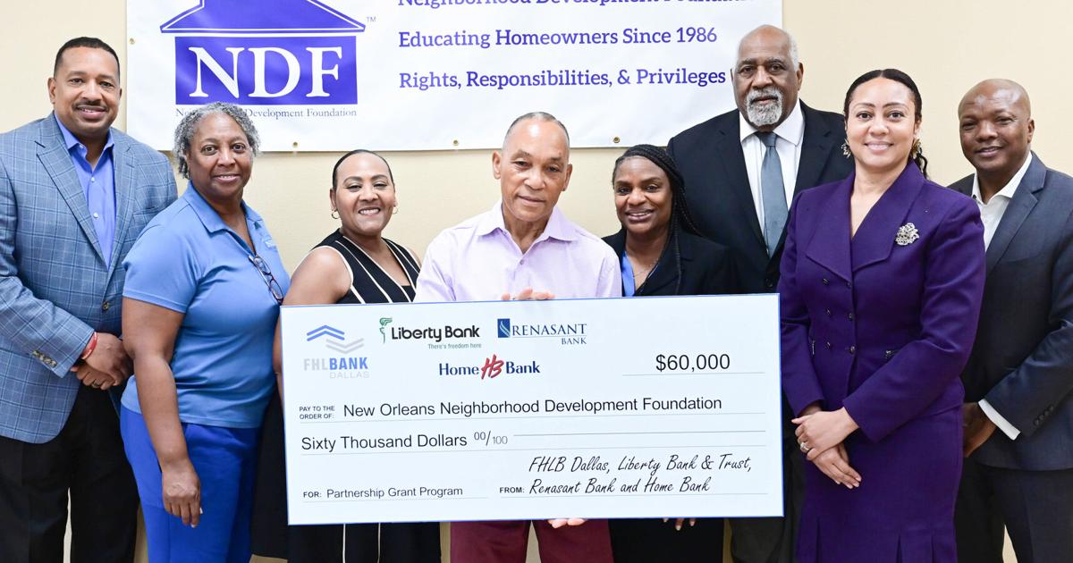 New Orleans Neighborhood Development Foundation Receives $60,000 Grant to Expand Affordable Housing Counseling, Education and Community Development