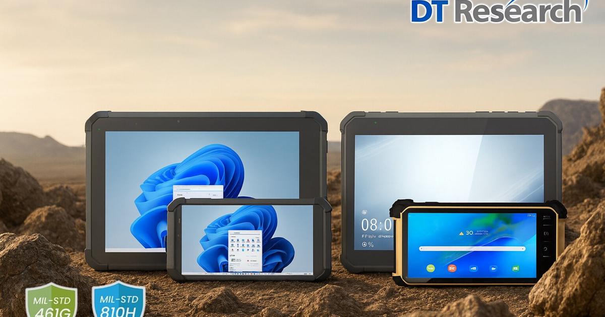 DT Research Launches New Line of Next Gen Military Tactical Tablets