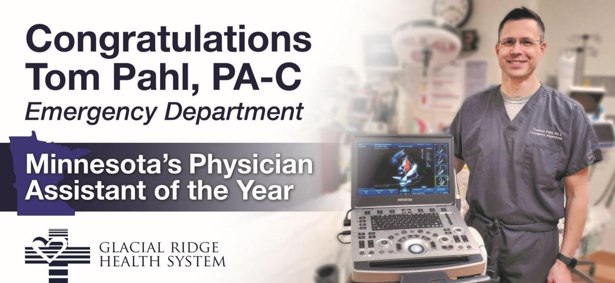 Minnesota S 2021 Pa Of The Year Thomas Pahl Pa C At Glacial Ridge Hospital Local Business News Voiceofalexandria Com
