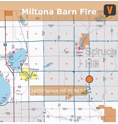 Miltona Barn Fire