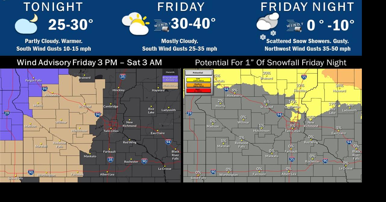 Winter Weather Advisory in effect for parts of Minnesota | Local News ...
