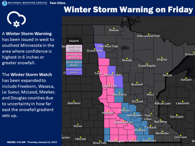 Winter Storm Watch and Warning