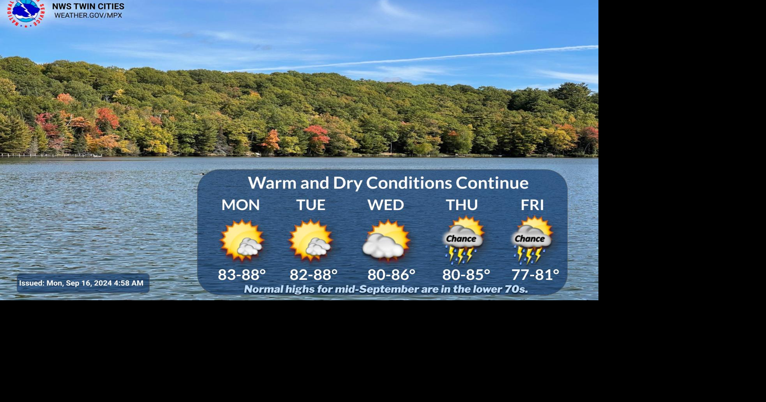 Temperatures to remains above normal for much of this week | Local News ...