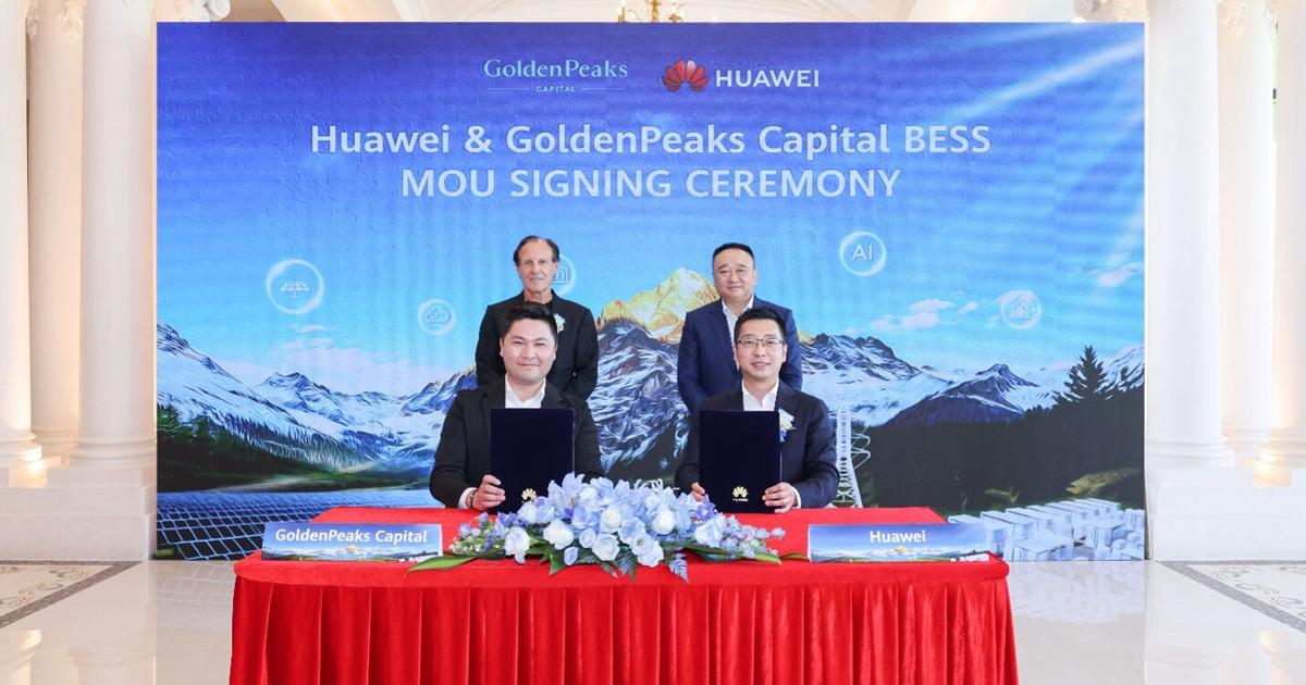 GoldenPeaks Capital and Huawei Expand Their Renewable Energy Partnership with Grid Forming BESS Projects in Europe
