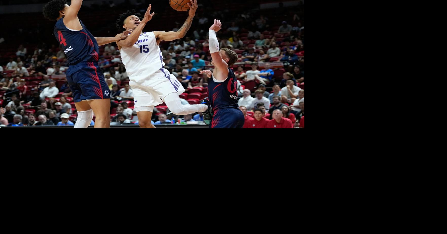 Jazz Guard Alexander Stretchered Off in Summer League
