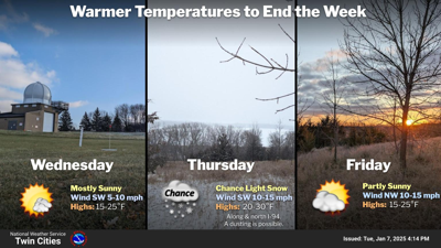 Light snow possible across the area, 1-2 inches of snow expected ...