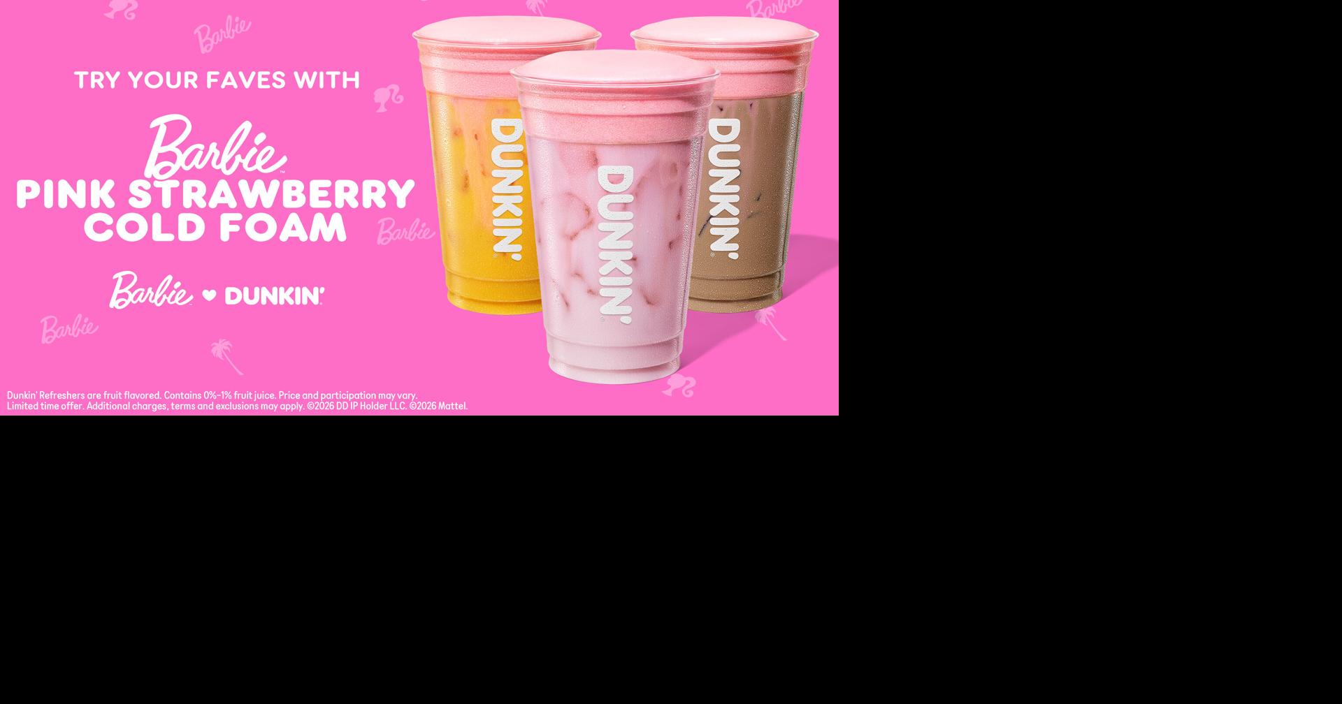 Dunkin’® Serves Pink this Summer with a Bold Beverage Lineup and Iconic Collaboration with Barbie®