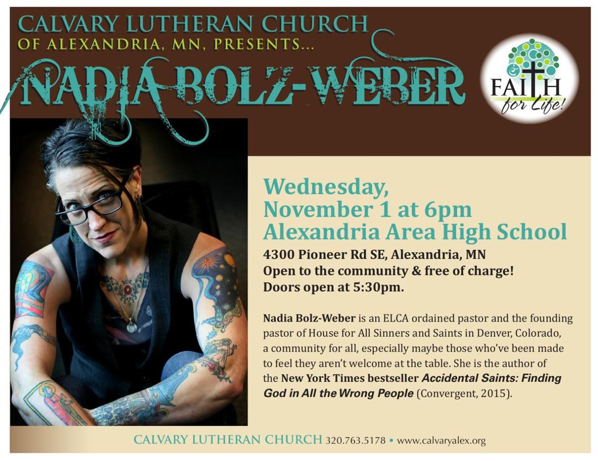 Faith For Life Speaker Nadia Bolz Weber Faith