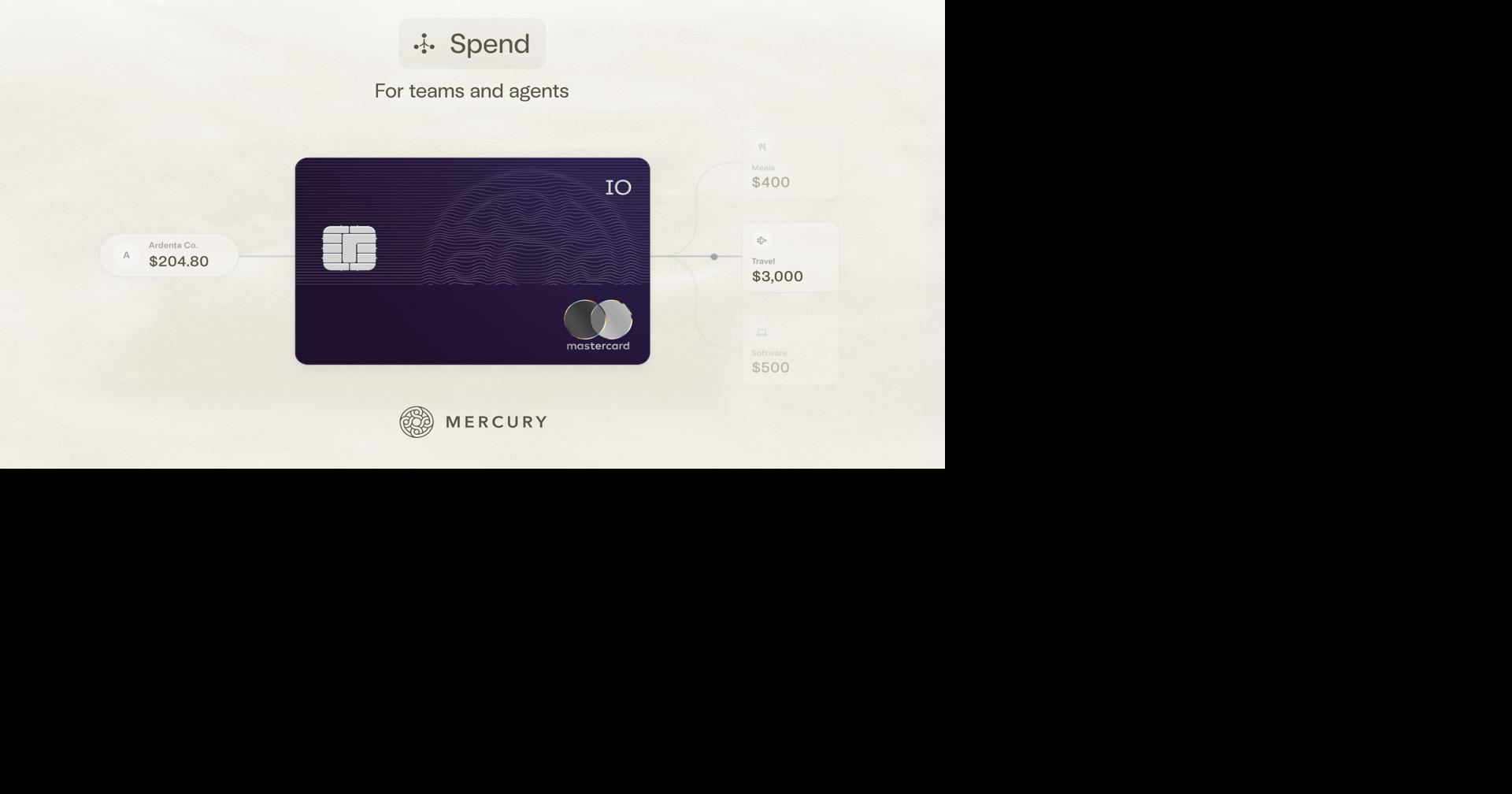 Mercury Launches Spend with Agent Cards and Intelligent Budgets for the AI Era
