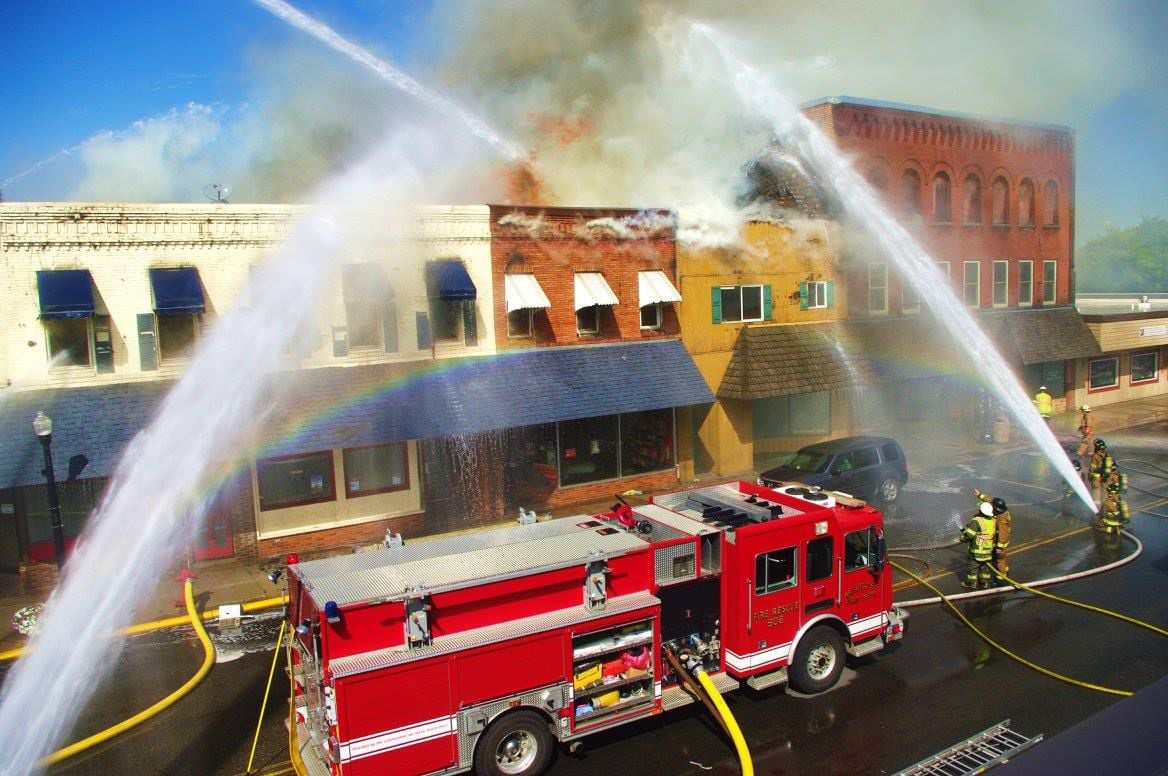 Fire Burns Through Downtown Melrose Local News