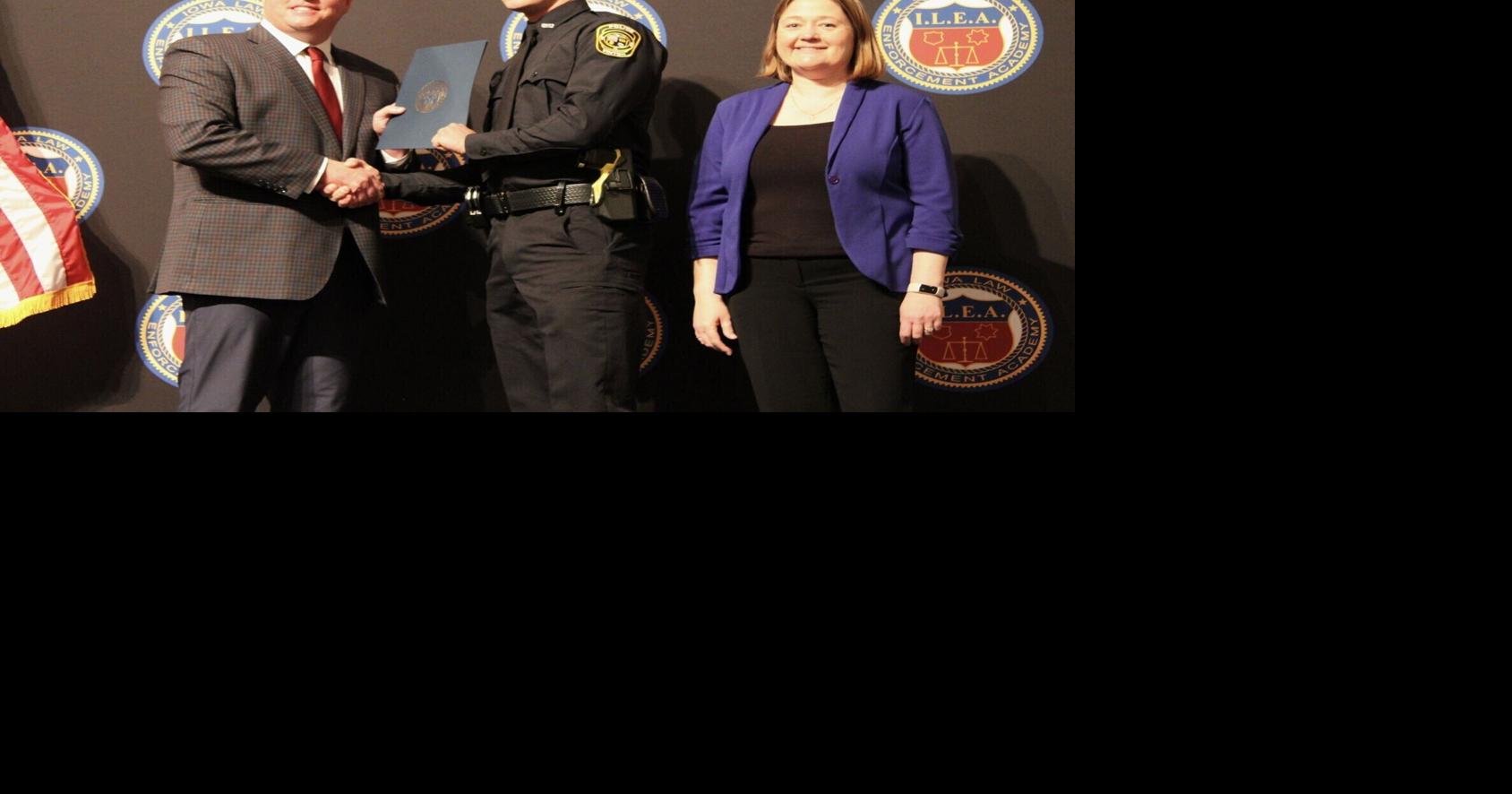 VPD Officer Staab Graduates from Iowa Law Enforcement Academy