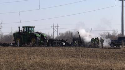 Semi Fire on Interstate 94