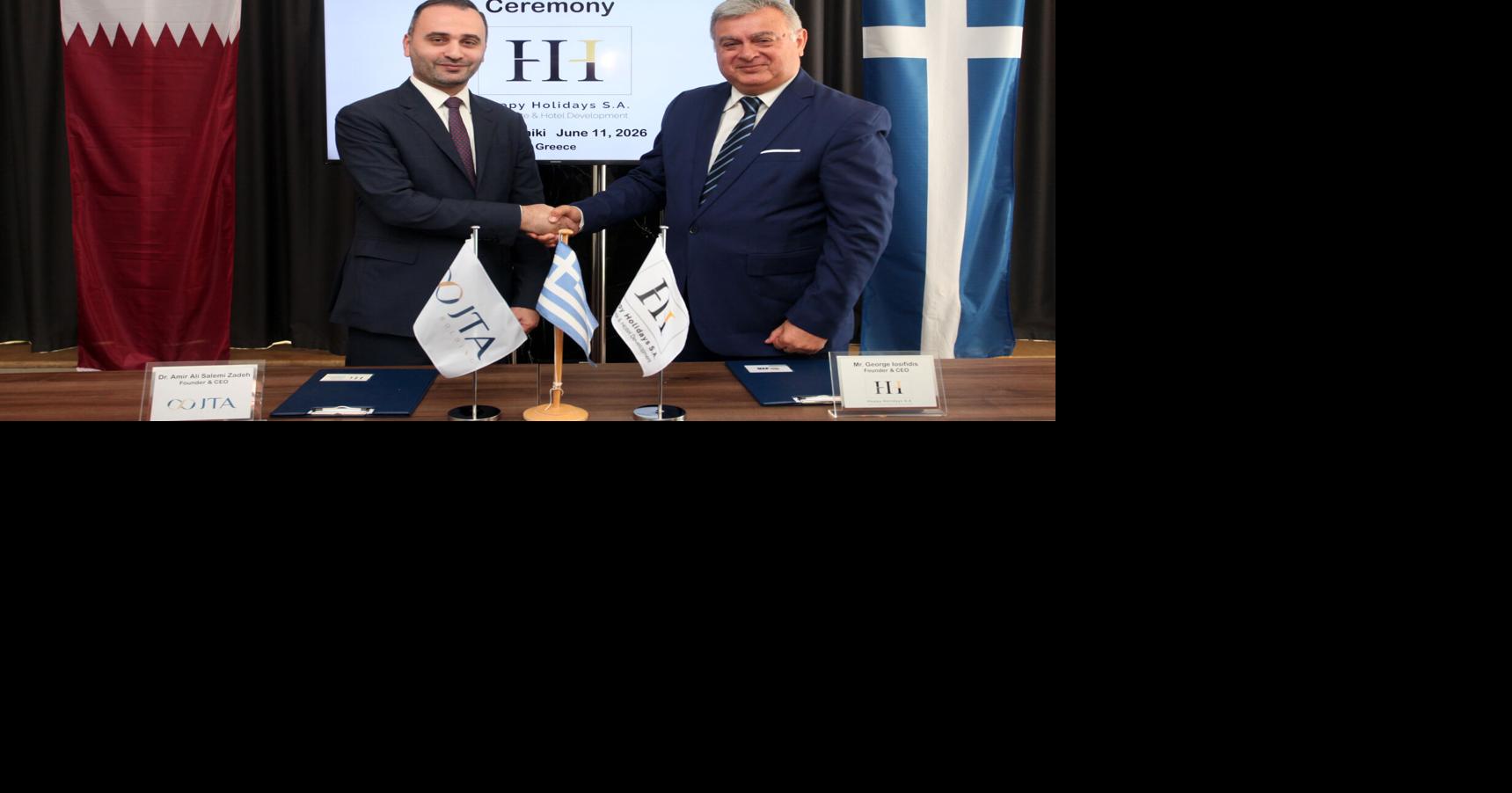 Happy Holidays S.A. and JTA Investment Holding Announce €65 Million Investment for SARTIMARE Tourism Development in Greece