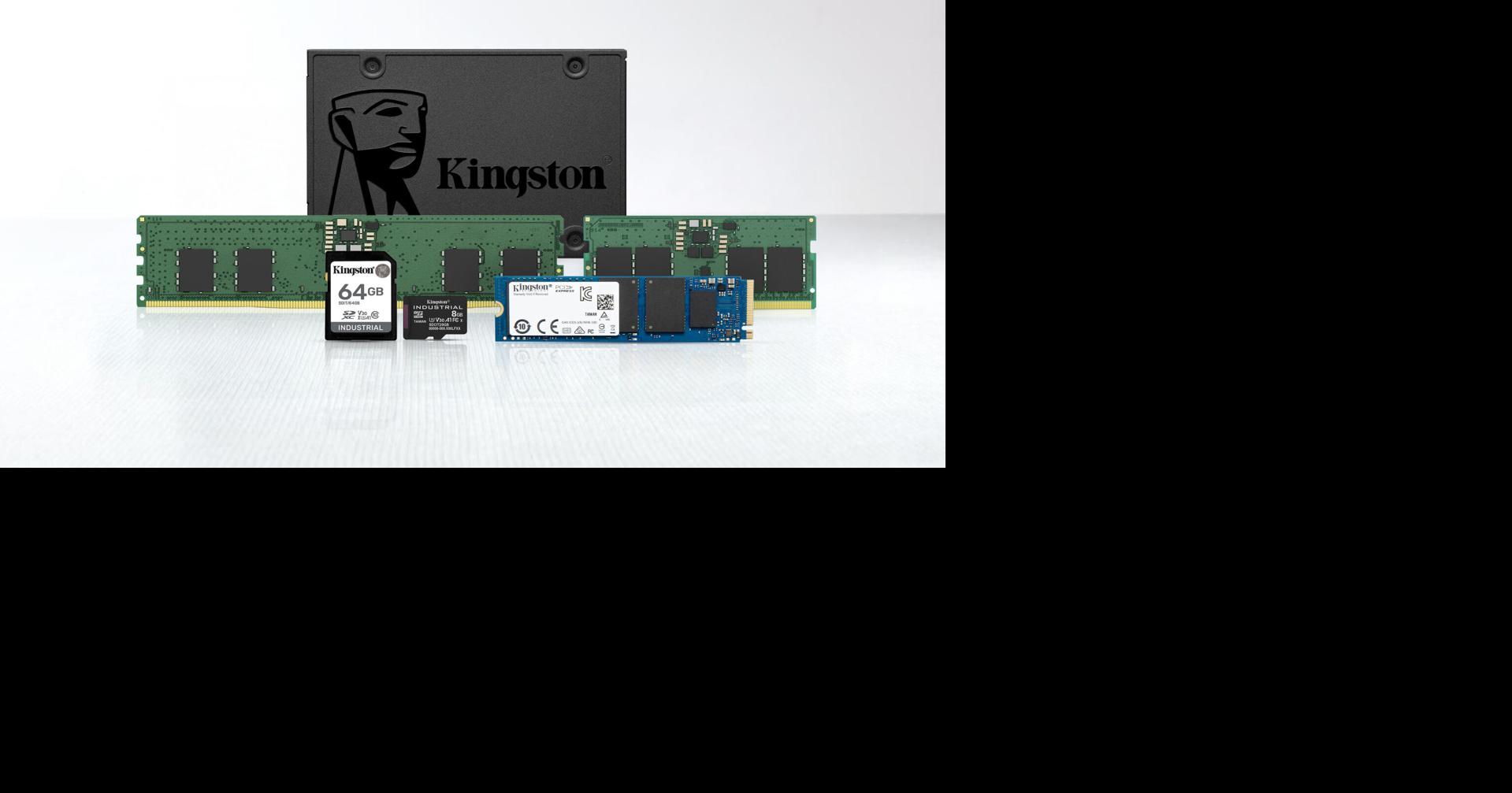Kingston Technology Highlights Design-In Memory, Industrial SSD, and Embedded Solutions for Next-Gen Applications