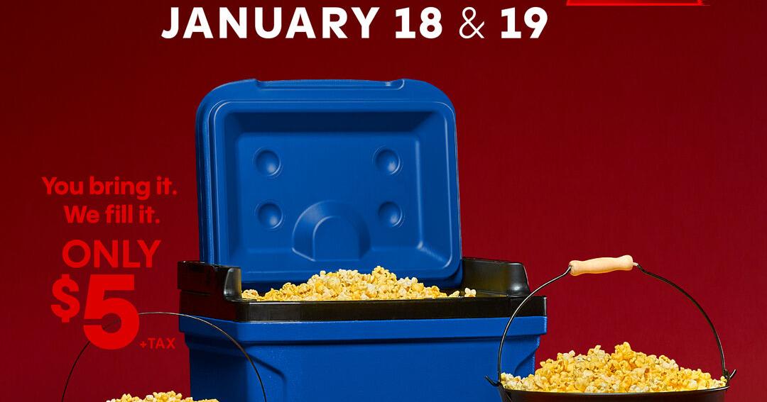 Cinemark and Lowe’s Build Upon Fan-Favorite Bring Your Own Bucket Event With Two-Day National Popcorn Day Celebration in U.S. Theaters