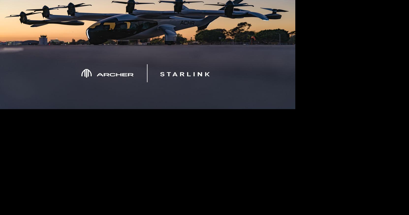 Industry-First: Archer to Bring Starlink Onboard Midnight Air Taxis