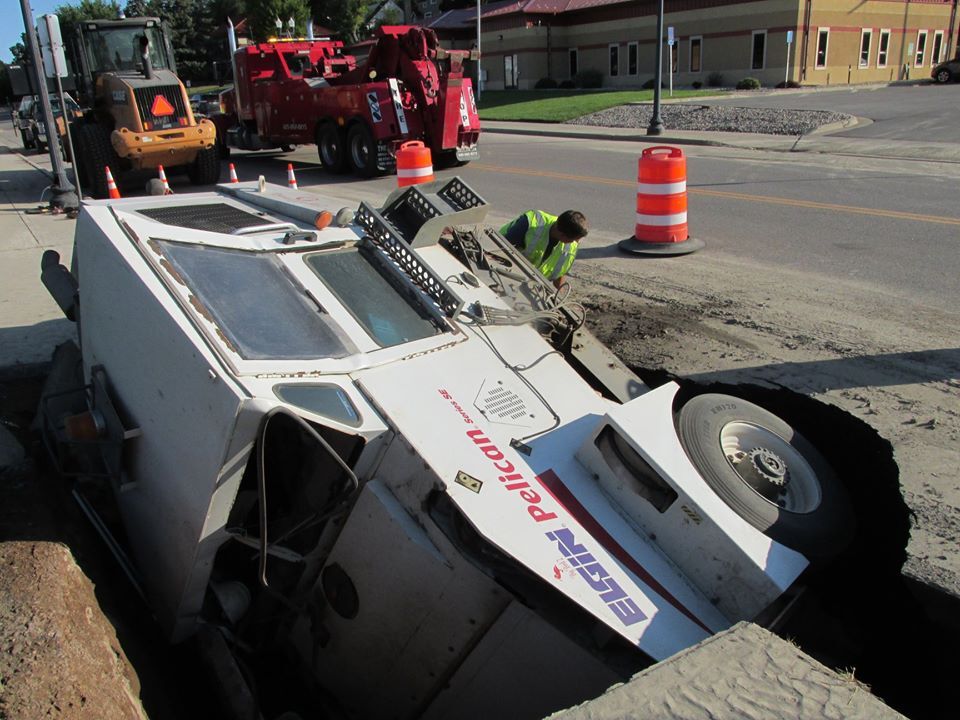 Ortonville Sinkhole Local News Voiceofalexandria Com