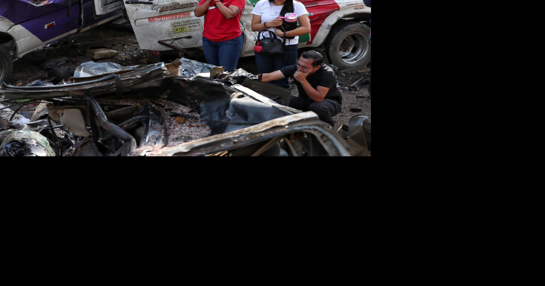 Death toll from bus bombing in southwest Colombia rises to 20 during a wave of violence