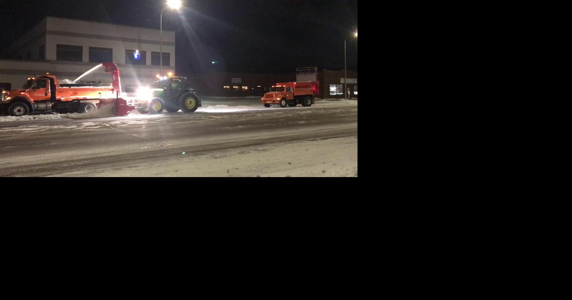 Snowplow operators continue to clear the snow from our roads in the ...