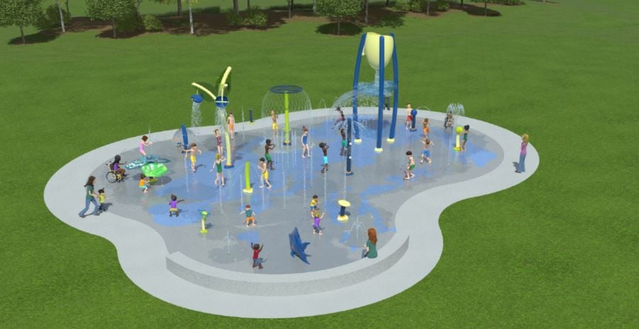 Splash Pad Rendering Splash Pad coming to a park near you | Local News | voiceofalexandria.com