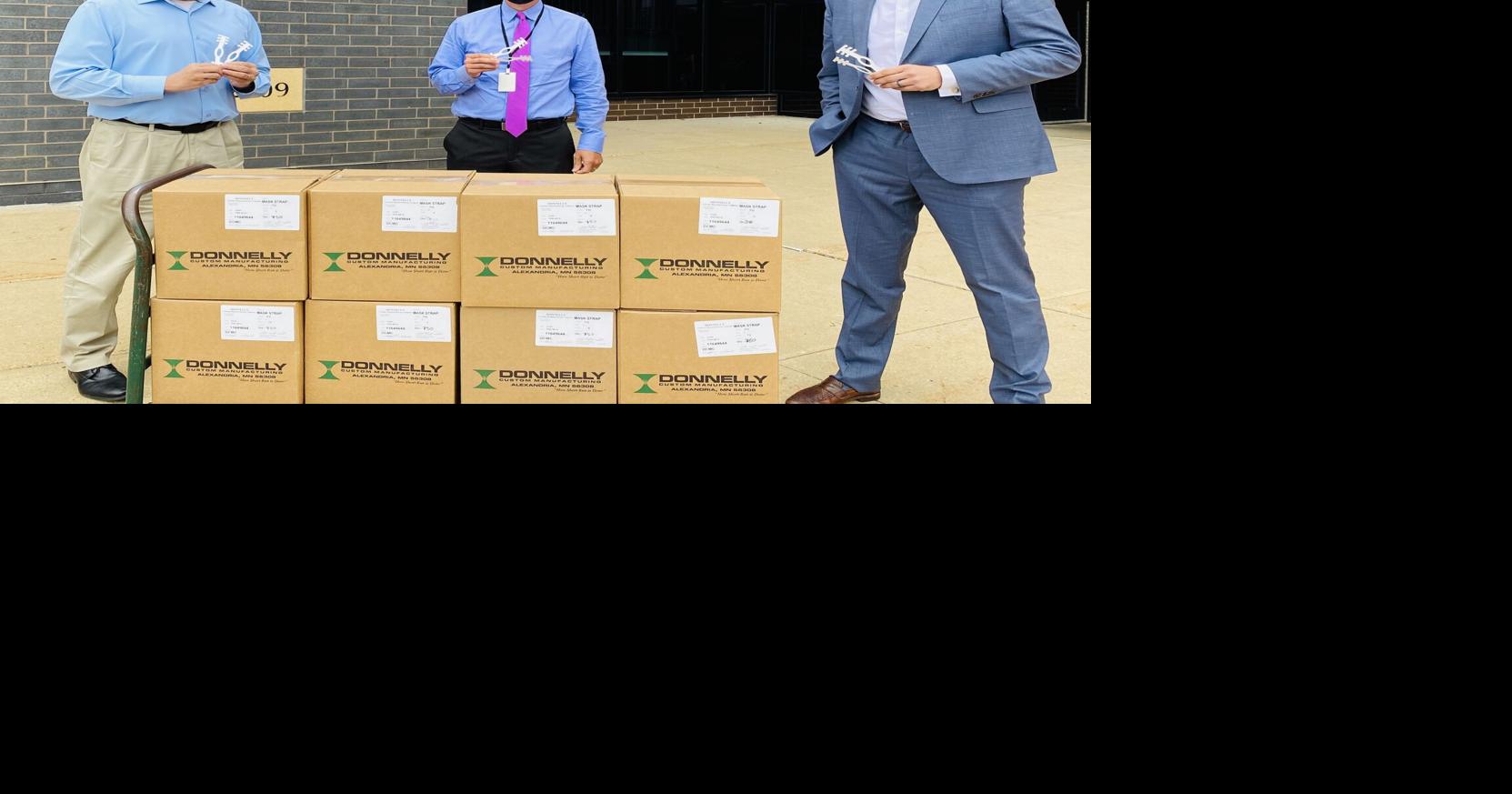 Bremer Bank partners with Donnelly Custom Manufacturing to donate