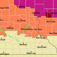 Heat Advisory in effect from 12 p.m. to 8 p.m. today (Friday) for the area