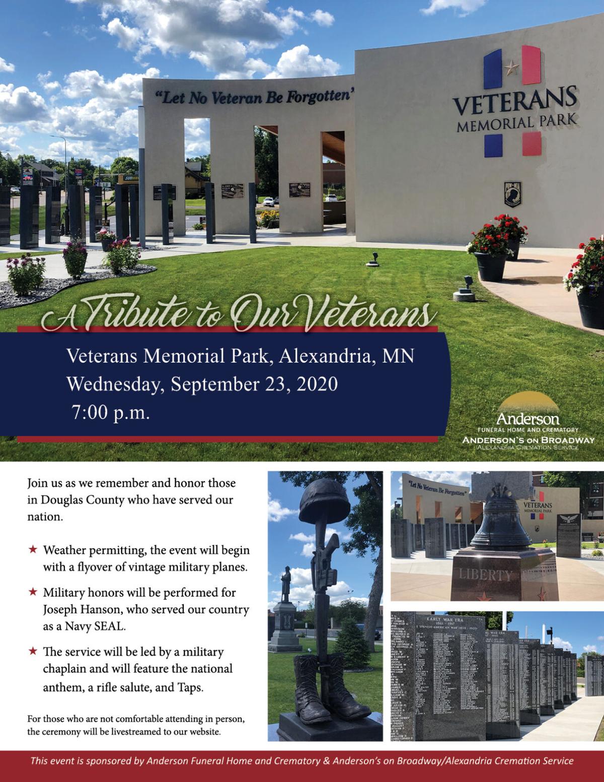 A Tribute To Our Veterans Community Events Voiceofalexandria Com