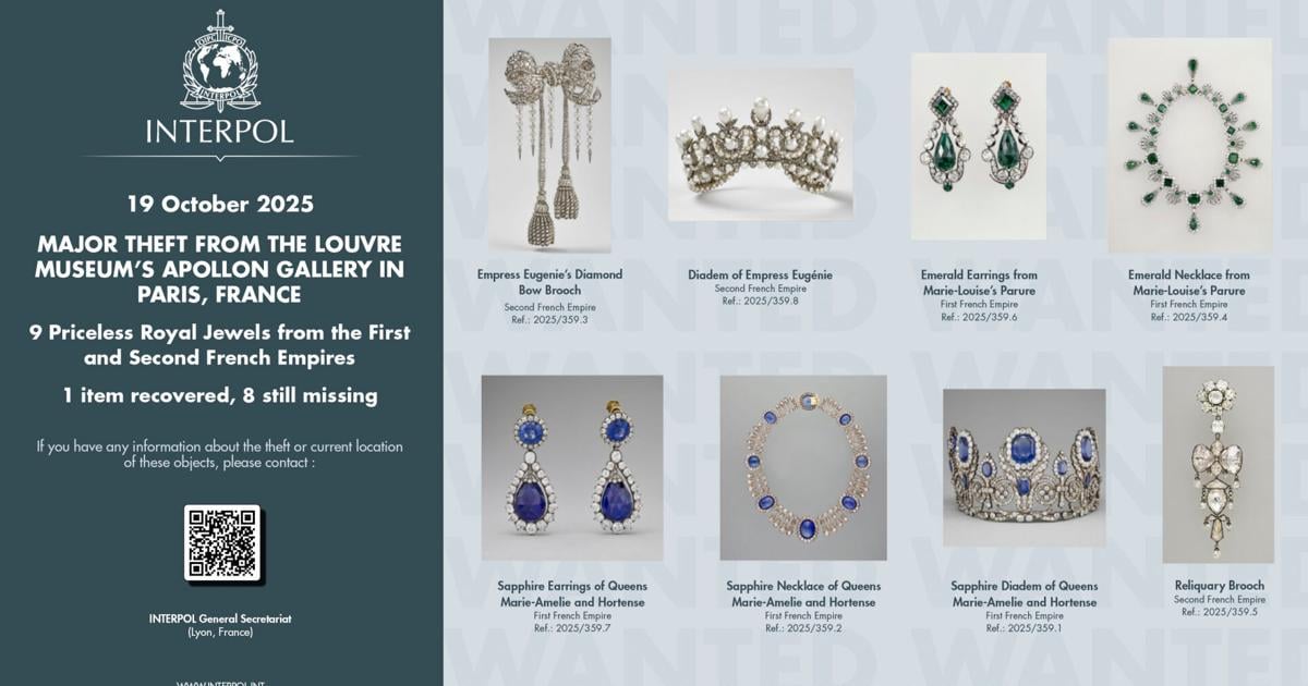 Louvre heist leaves a cultural wound — and may turn French crown jewels into legend