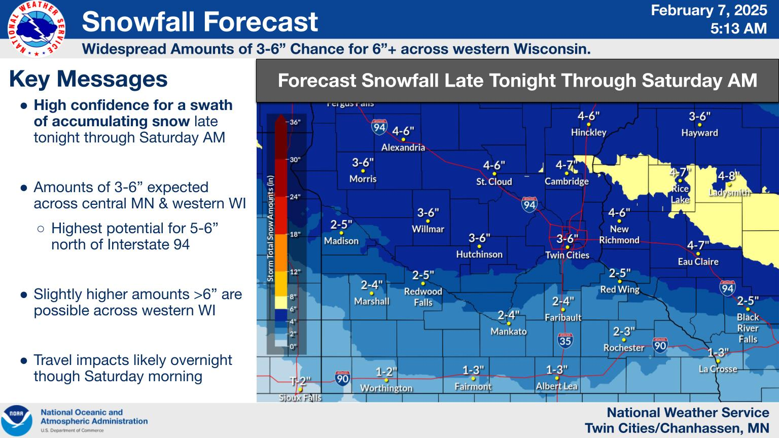 Accumulating snow expected with another round of snow hitting the area ...