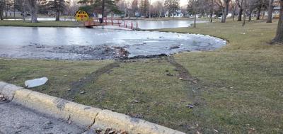 Vehicle Crashes into Noonan's Pond