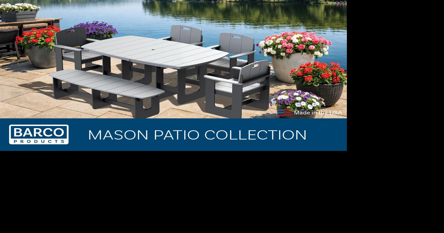 Barco Products Expands Mason Furniture Collection to Deliver a Complete Modern Outdoor Solution