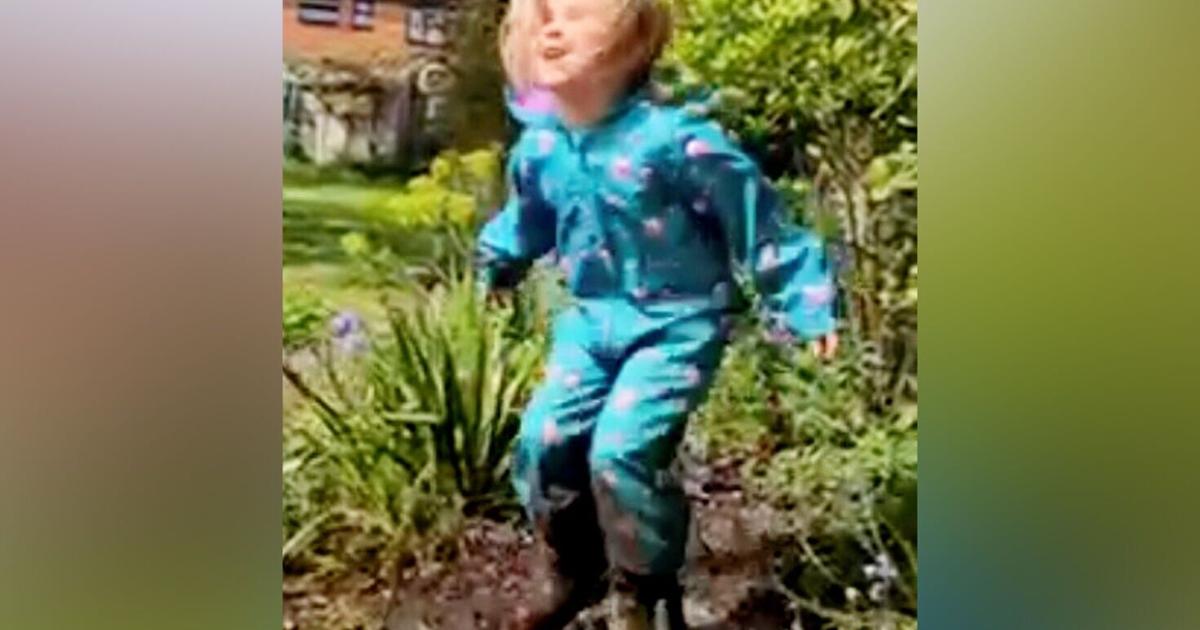 Five-year-old girl crowned World Puddle Jumping Champion | National ...