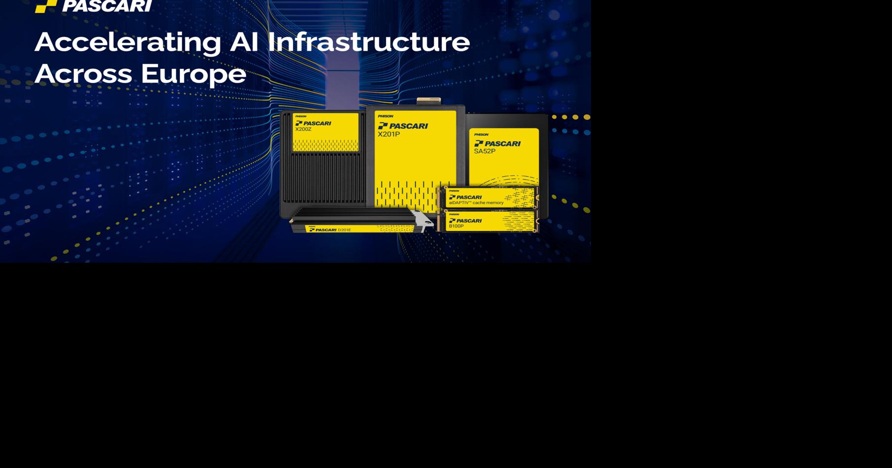 Phison Expands Pascari Ecosystem in the EU to Accelerate AI Infrastructure