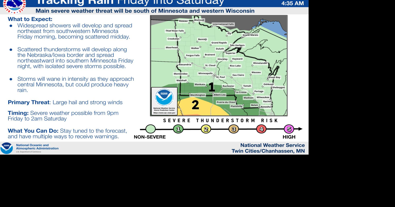Showers and thunderstorms coming our way in two waves | Local News ...