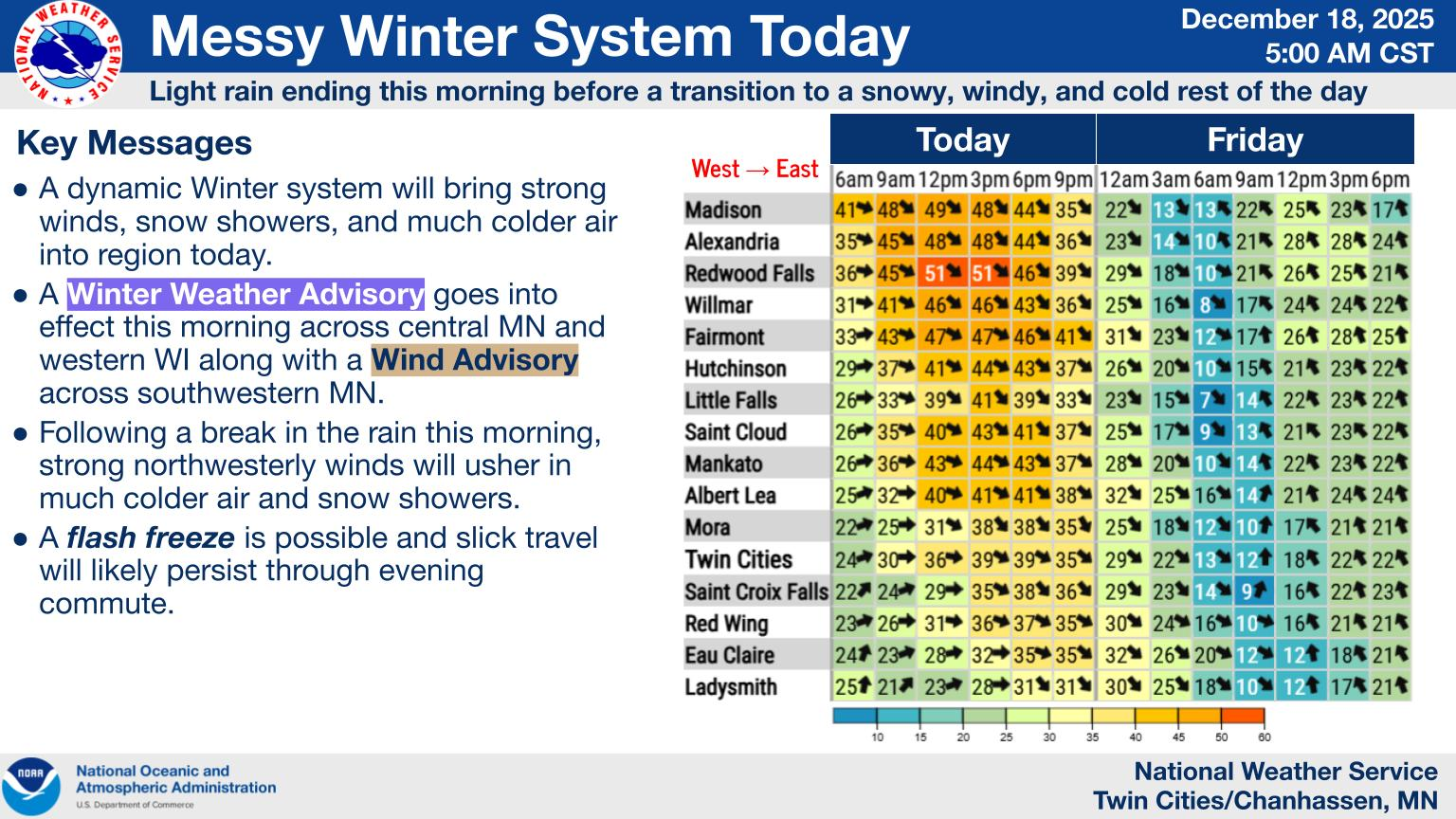 Messy weather likely across Minnesota today (Thursday) | Local News ...