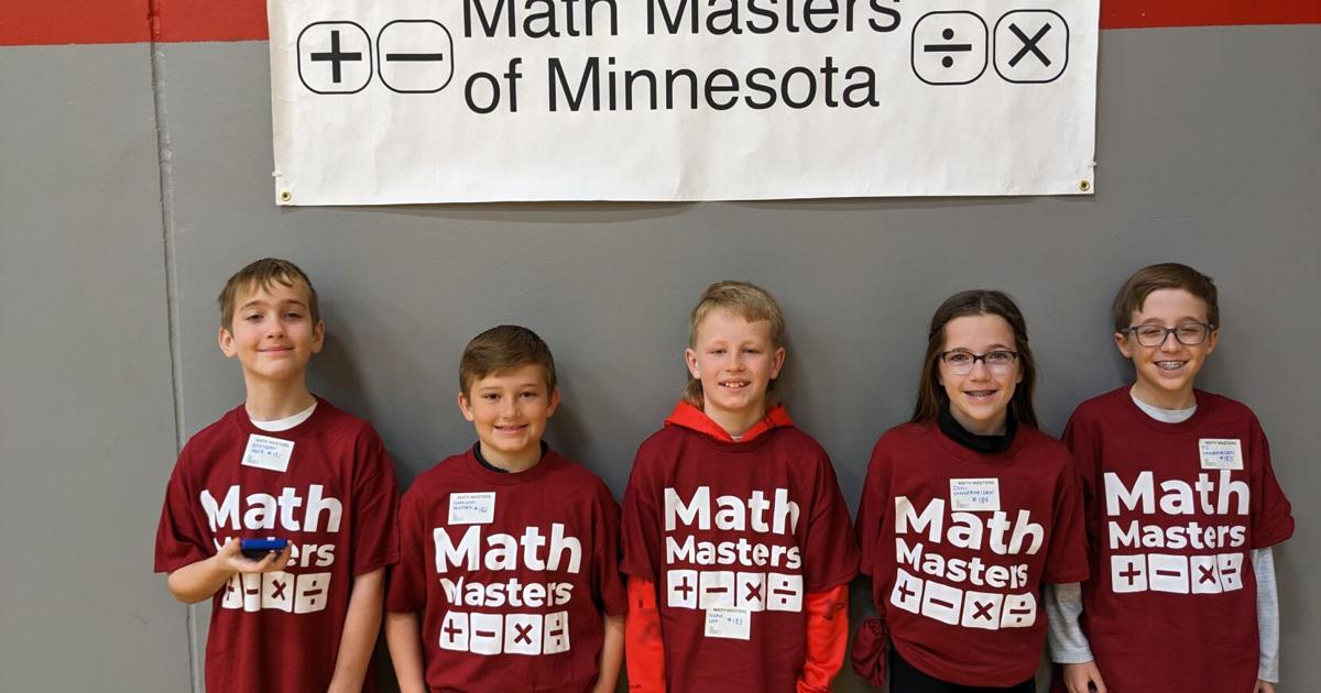 Eight Math Master teams competed in the regional Math Master ...