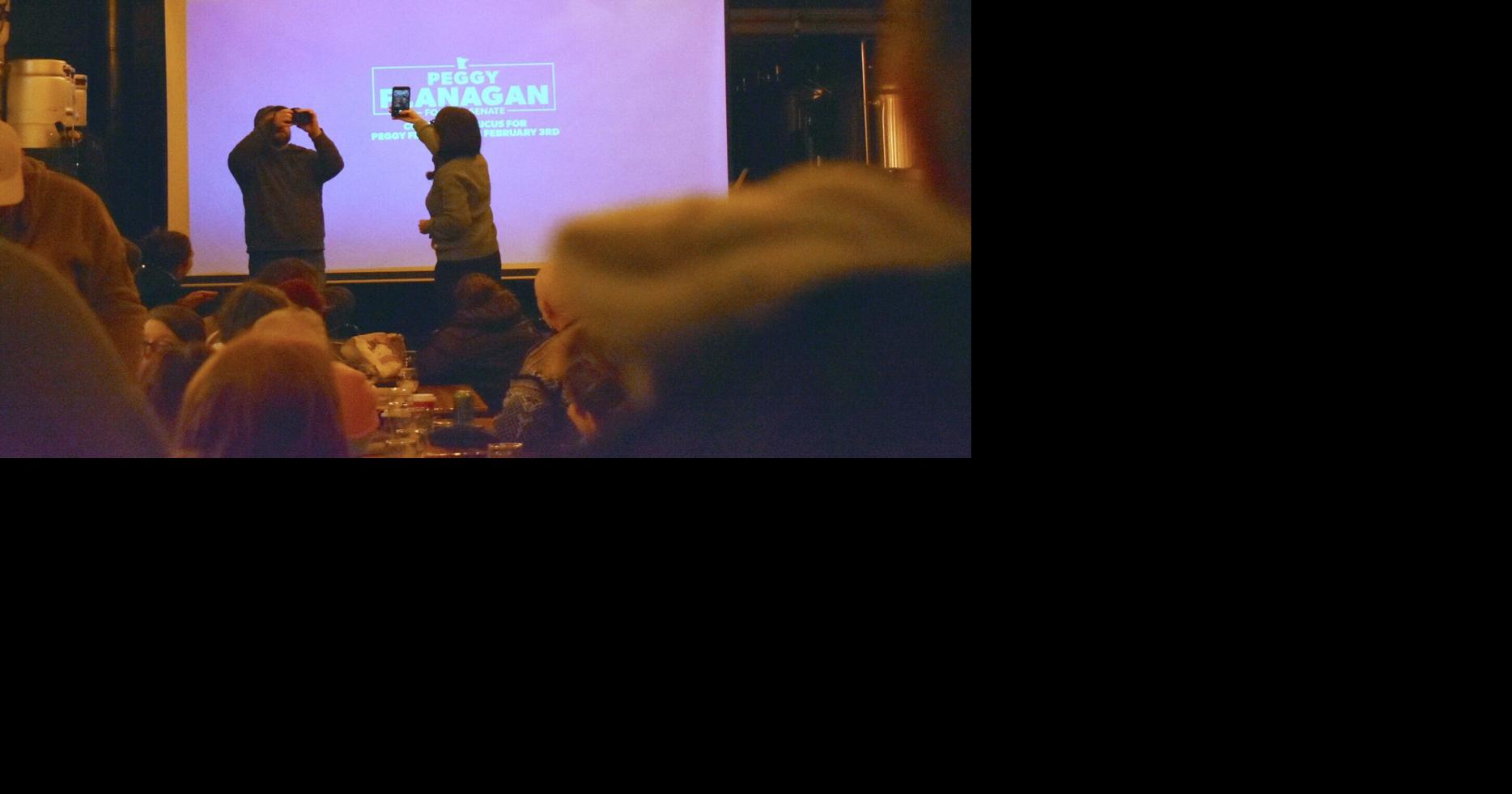 Flanagan distinguishes herself from Senate primary challenger Craig in Northfield rally