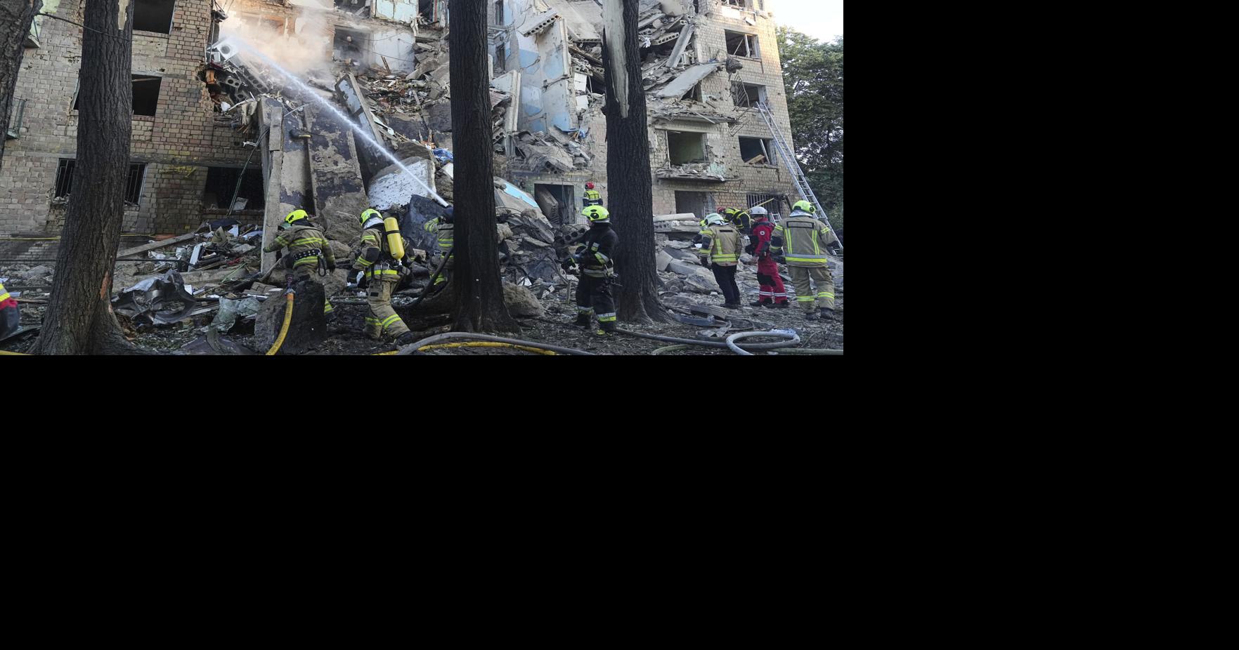 Russian attacks on Ukraine kill at least 9 and injure over a dozen