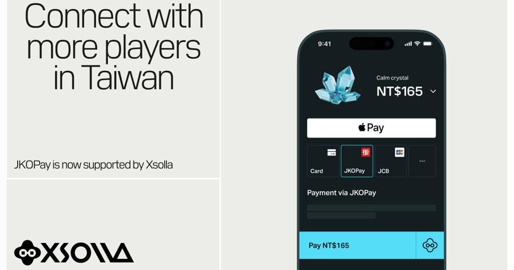 Xsolla Expands Payment Coverage in Taiwan With JKOPay, Taiwan’s Leading Mobile Payment Brand Trusted by 6.5 Million Users