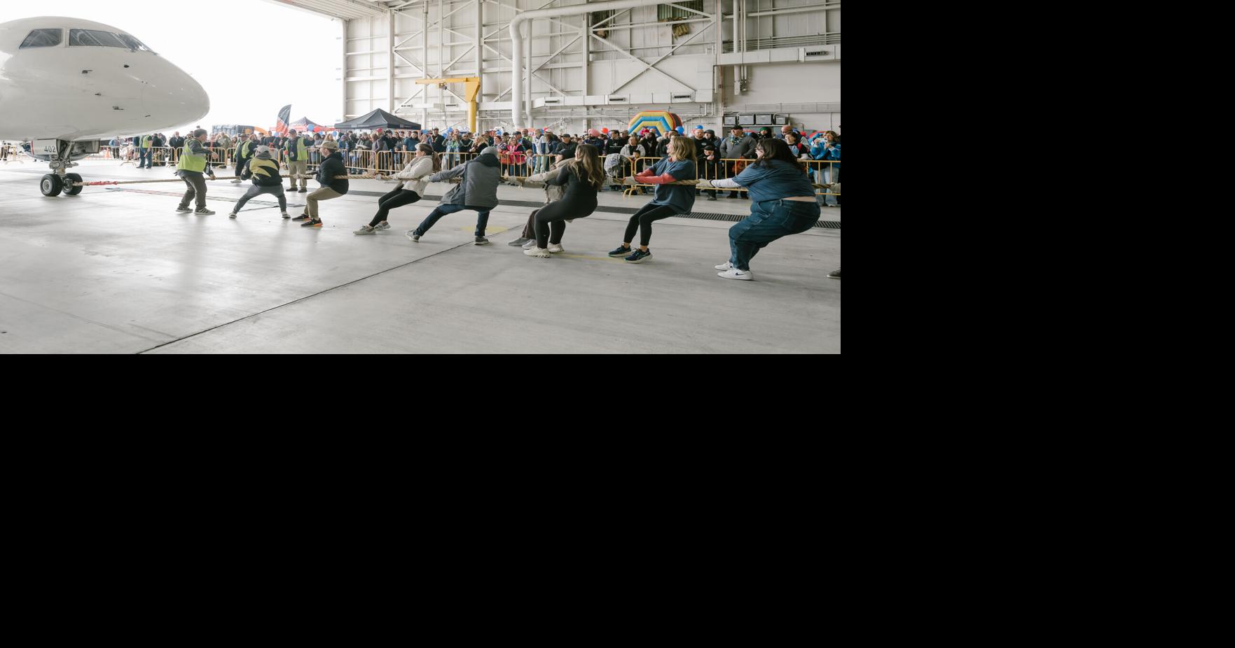 Republic Airways Hosts 14th Annual Plane Pull at Indianapolis International Airport