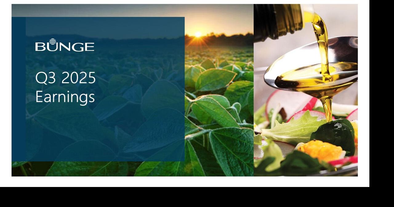 Bunge Reports Third Quarter 2025 Results