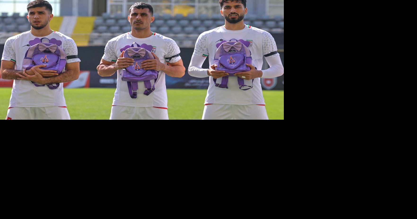 Iran's soccer team honors victims of deadly missile strike on elementary school