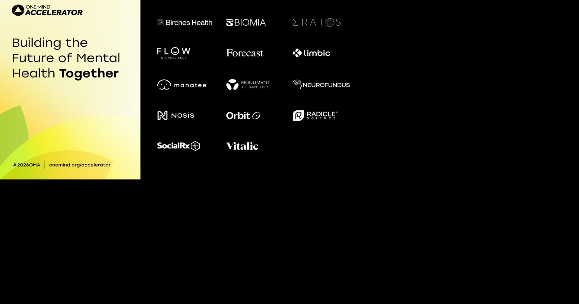 One Mind™ Accelerator Announces Fourth Cohort of Startups, Advancing Mental Health Innovation