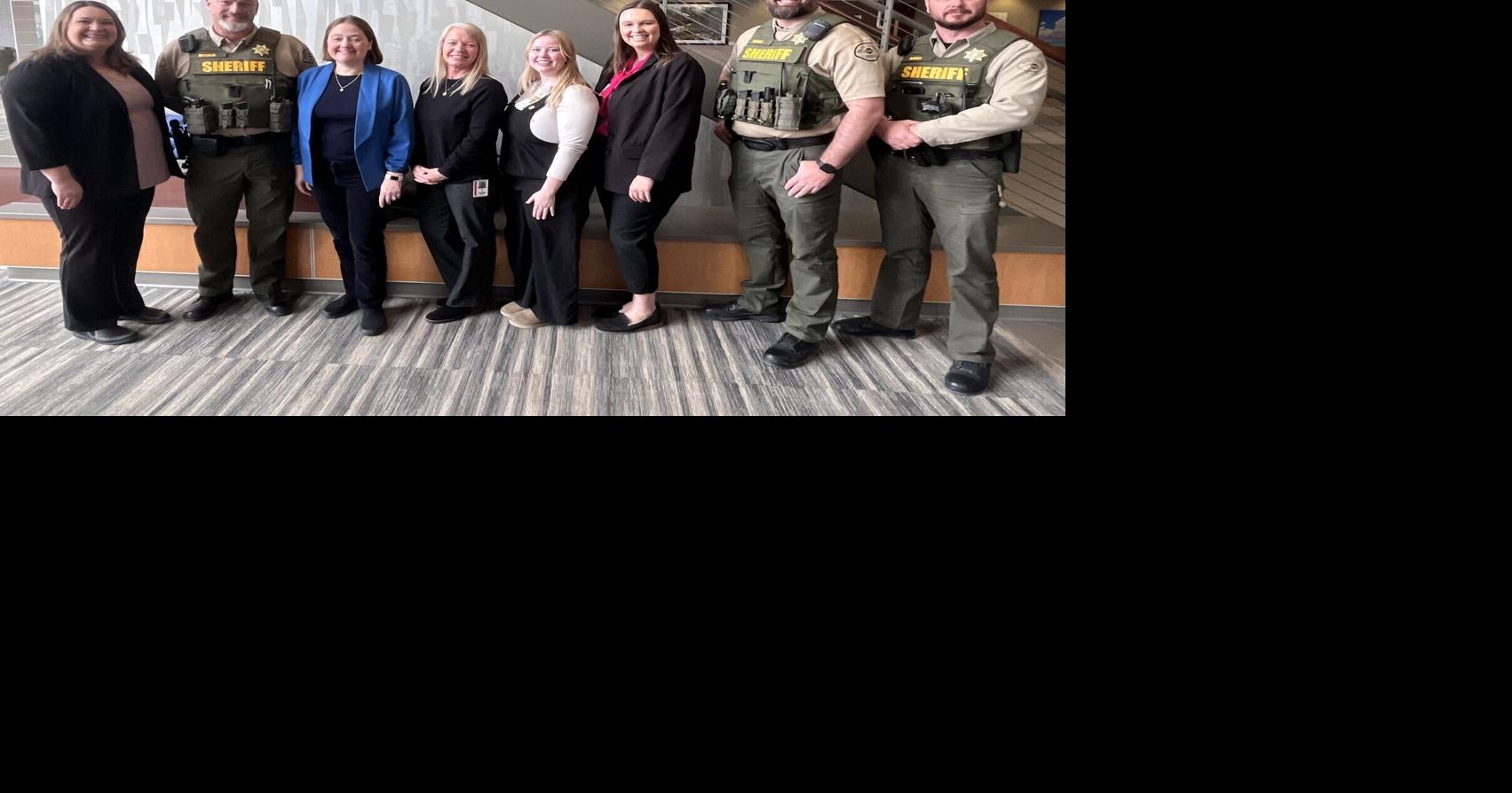 Bird meets with Page County law enforcement, Sidney students during southwest Iowa swing