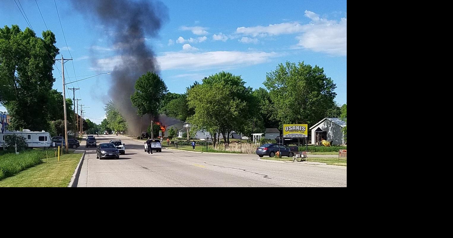 Garage Fire in Osakis