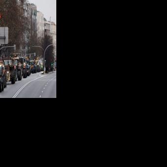 Tractors hit Madrid to protest EU's trade deal with South America
